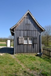 Rückwärtige Giebelseite von Haus Hilden