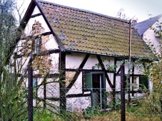 Das Kleinstwohnhaus am alten Standort in Hilden um 1990
