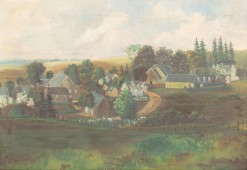 Gemälde Haus Radevormwald Heide