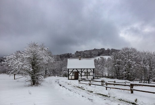  Kleinstwohnhaus Hilden im Winter