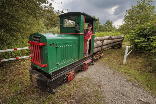 Lorenbahn im Museumsgelände