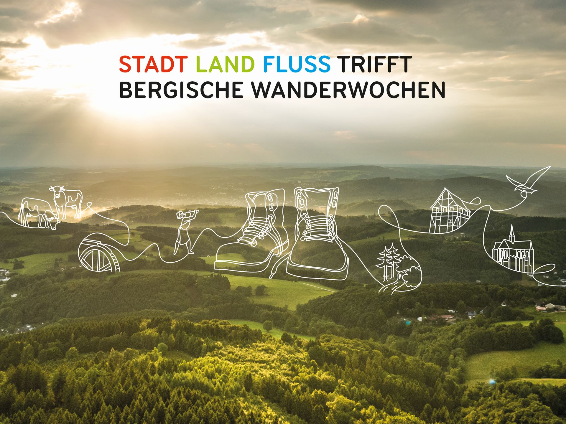 Stadt Land Fluss trifft Bergische Wanderwochen