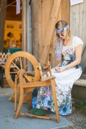 Spinnvorführung