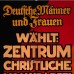 Plakat zu den Wahlen zur ersten deutschen Nationalversammlung
