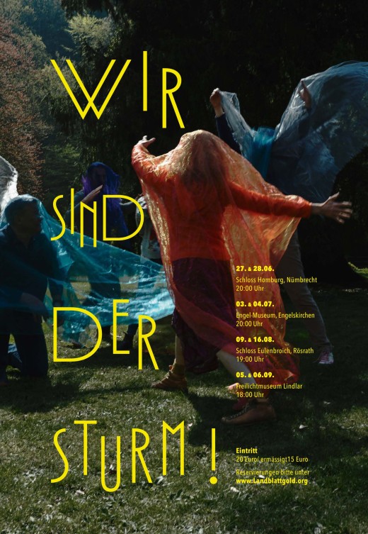Darstellende der Theatergruppe LandBlattGold